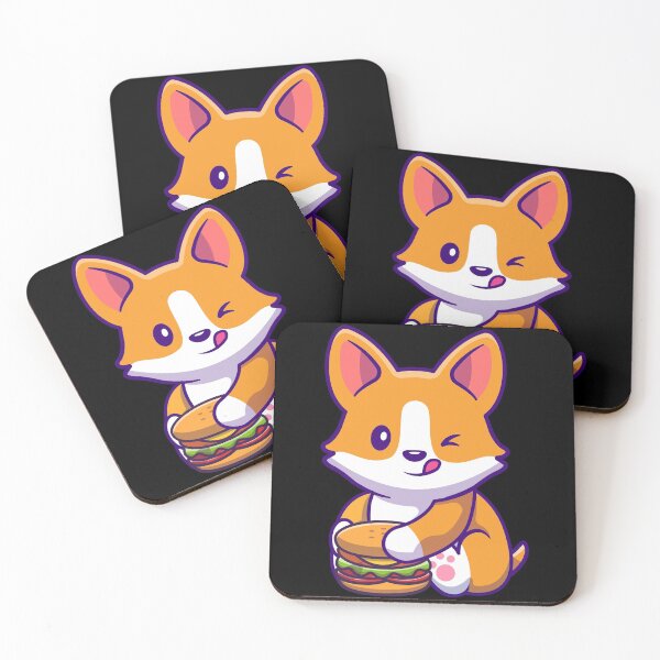 Item preview, Corgi Eating Burger Funny Corgi Burger Lover Gift  designed and sold by xtocky.