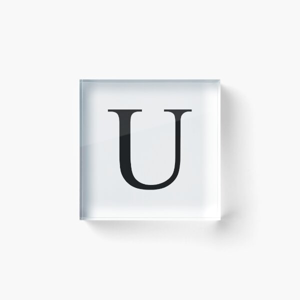 Artikelvorschau, Buchstabe U. entworfen und verkauft von BareLetters.