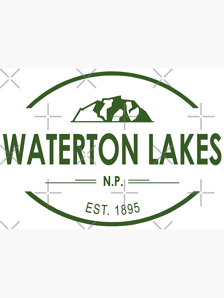 "Waterton Lakes National Park" Sticker by esskay Redbubble