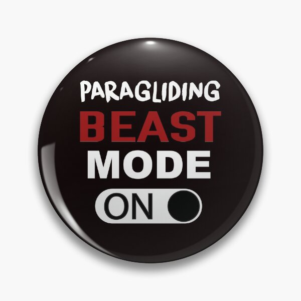 Artikelvorschau, Paragliding Beast Mode On, Paragliding-Zitat, Paragliding-Design, lustiges Paragliding entworfen und verkauft von Aerial Addicts.