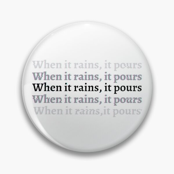 Item preview, When it rains, it pours (Inverted colours) designed and sold by AlexiaArts.