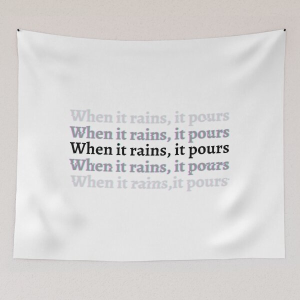 Item preview, When it rains, it pours (Inverted colours) designed and sold by AlexiaArts.