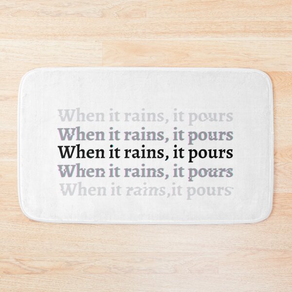 Item preview, When it rains, it pours (Inverted colours) designed and sold by AlexiaArts.