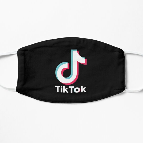 Marca Tik Tok Mascarilla plana