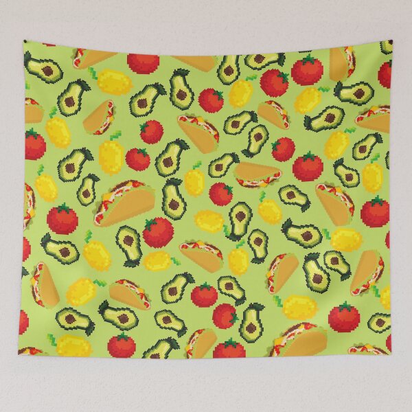 Item preview, Tacos and avocados pattern  designed and sold by AuriArts.
