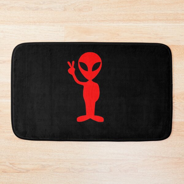 Item preview, Red alien peace sign  designed and sold by Md1982.