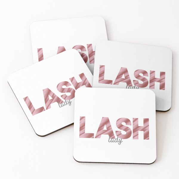 Item preview, Lash Lady - Print with Pink Satin Effect LASH designed and sold by Labradoodlesetc.