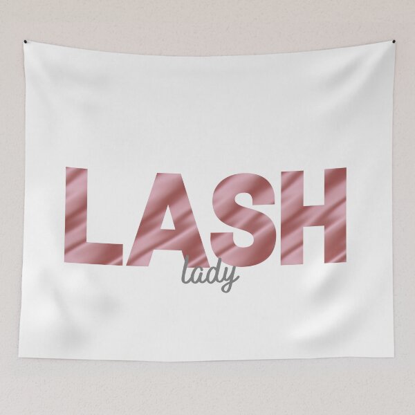 Item preview, Lash Lady - Print with Pink Satin Effect LASH designed and sold by Labradoodlesetc.