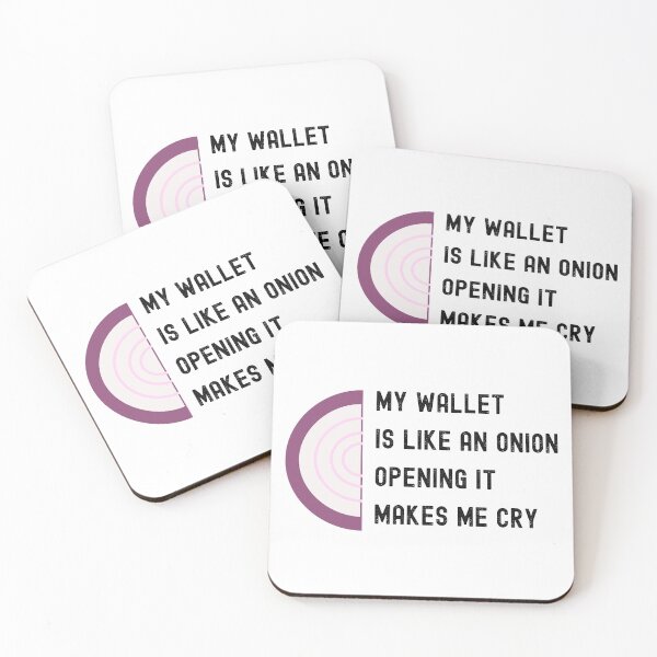Item preview, My wallet is like an onion opening it makes me cry / funny designed and sold by FourNuns.