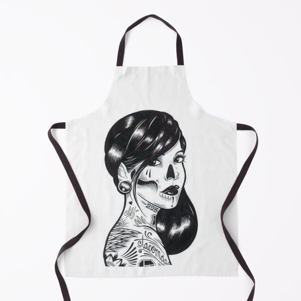 Item preview, wild girl woman tattoos designed and sold by Home-of-art.