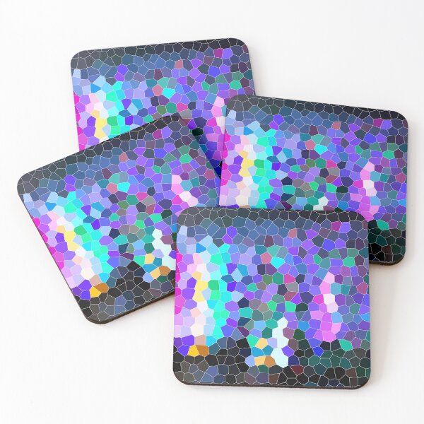 Item preview, Bright blue coloured mosaic pattern, personal gifts, custom printed gifts. designed and sold by CameraDesign.