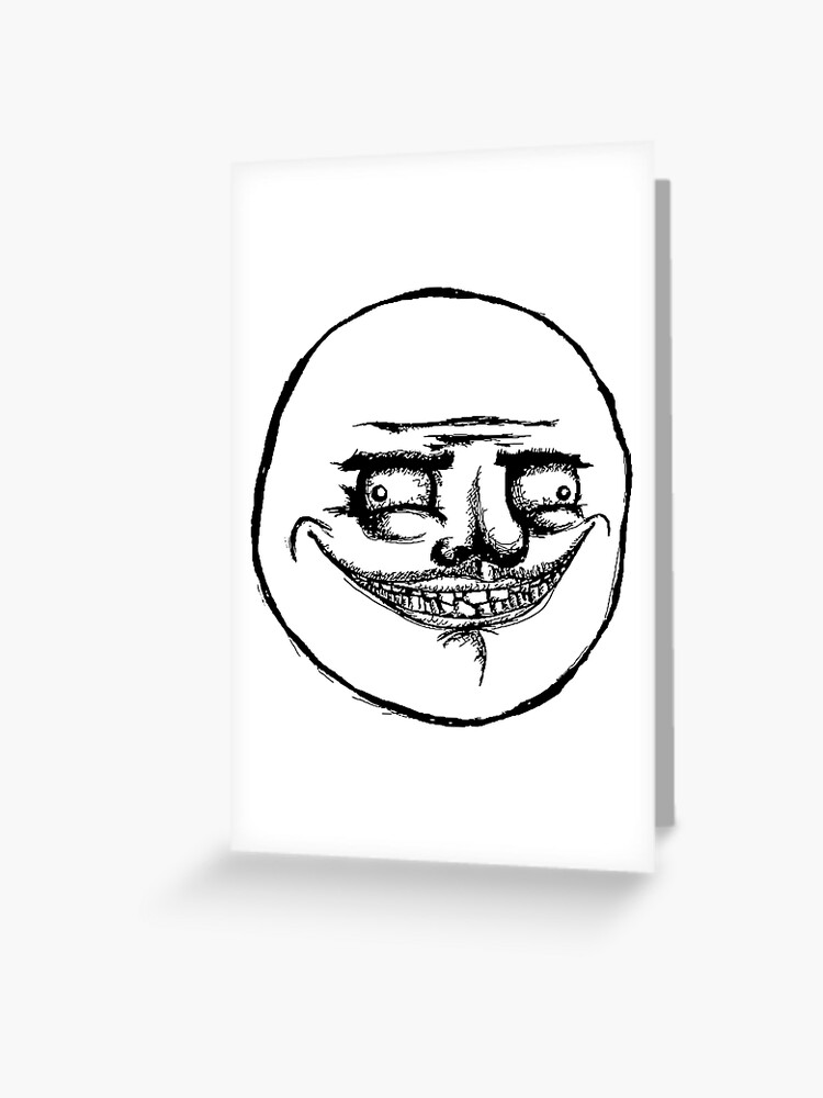 Notebook Lined: Me Gusta Meme Face Funny Art Illustration • Lined