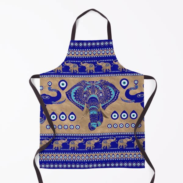 Aperçu de l'œuvre Ornement d'éléphant Evil Eye créée et vendue par k9printart.
