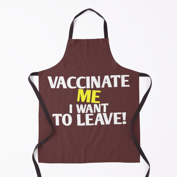 Item preview, Vaccinate! White yellow, vaccinate me, I want to go! designed and sold by vibeno1.
