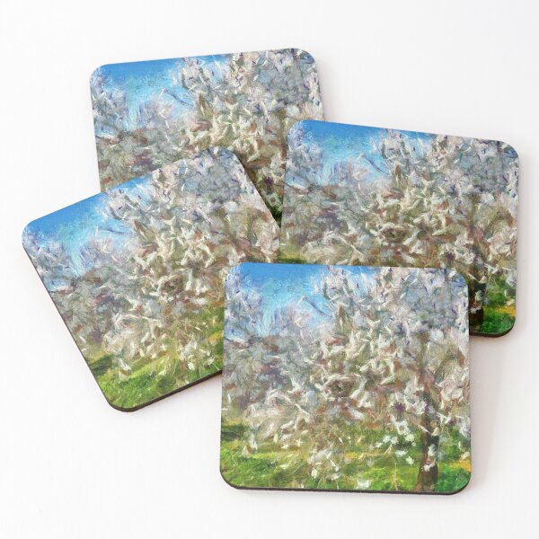 Item preview, Spring Almond Blossom Dotted Art 3 designed and sold by taiche.