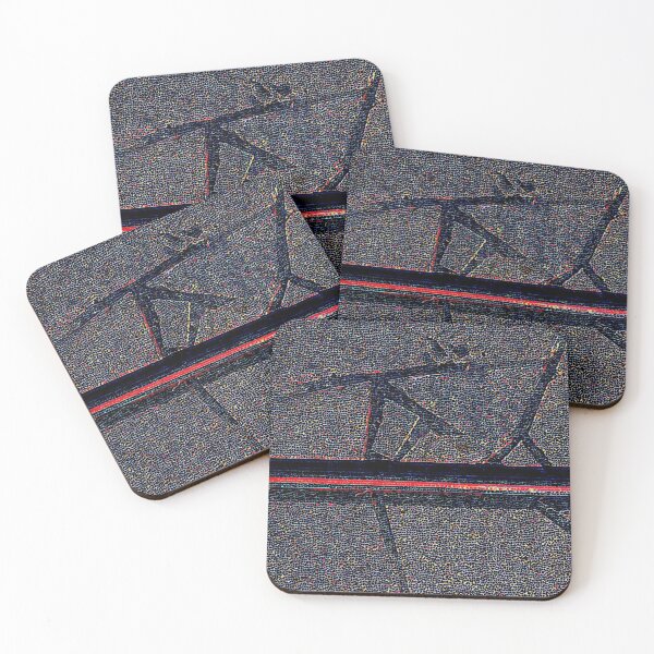 Item preview, Red Line Intersect designed and sold by Tovers.