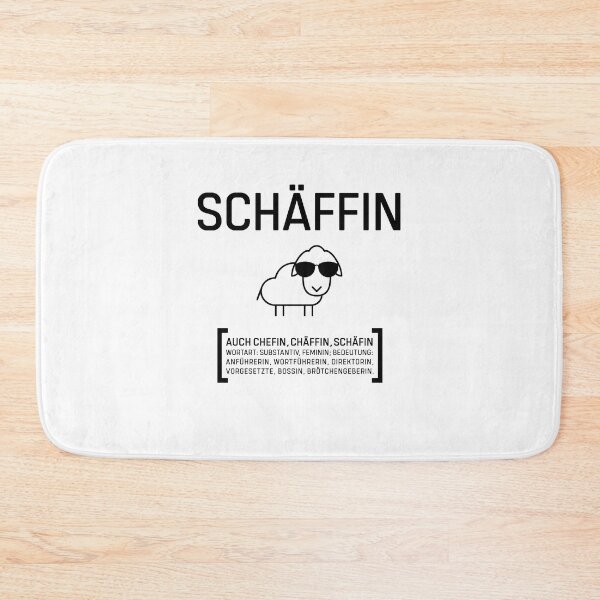 Item preview, SCHÄFFIN CHEFIN CHÄFFIN BOSSIN gift designed and sold by catsandmore.