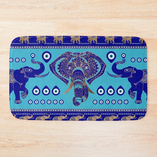 Aperçu de l'œuvre Ornement d'éléphant Evil Eye créée et vendue par k9printart.
