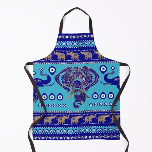 Aperçu de l'œuvre Ornement d'éléphant Evil Eye créée et vendue par k9printart.
