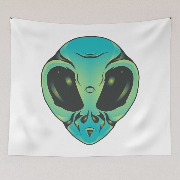 Item preview, Green&yellow Alien designed and sold by MMXXstreetwear.