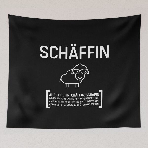 Item preview, SCHÄFFIN CHEFIN CHÄFFIN BOSSIN gift designed and sold by catsandmore.