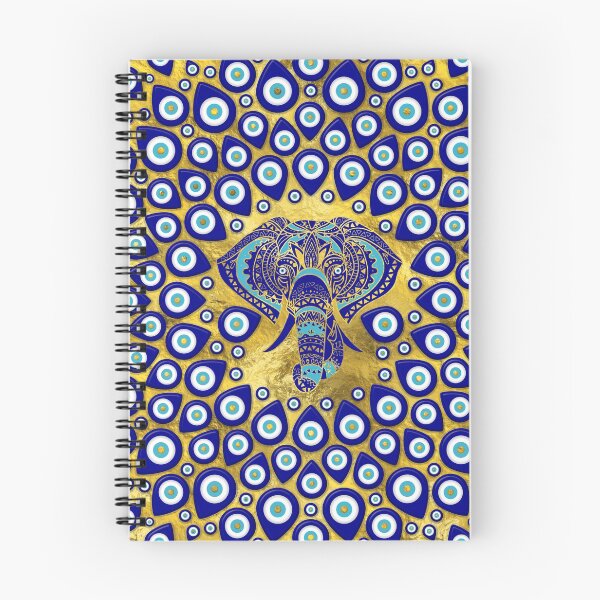 Item preview, Evil Eye Elephant Mandala Ornament designed and sold by k9printart.