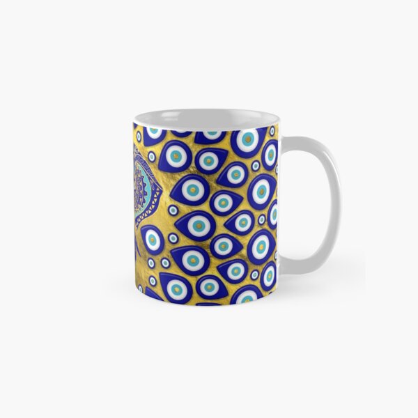 Evil Eye Elephant Mandala Ornament Tasse (Standard)