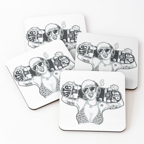Item preview, wild girl woman tattoos  designed and sold by Home-of-art.