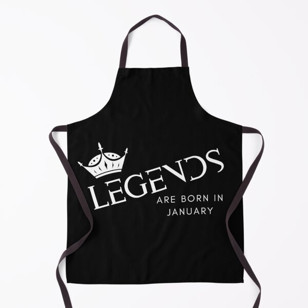 Artikelvorschau, Legends are born in January entworfen und verkauft von JokesAndFun.