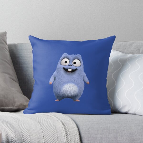 Grizzy and Lemmings Throw Pillow