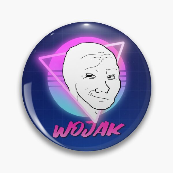 Item preview, Vaporwave Retro Wojak Design designed and sold by wojakapparel.