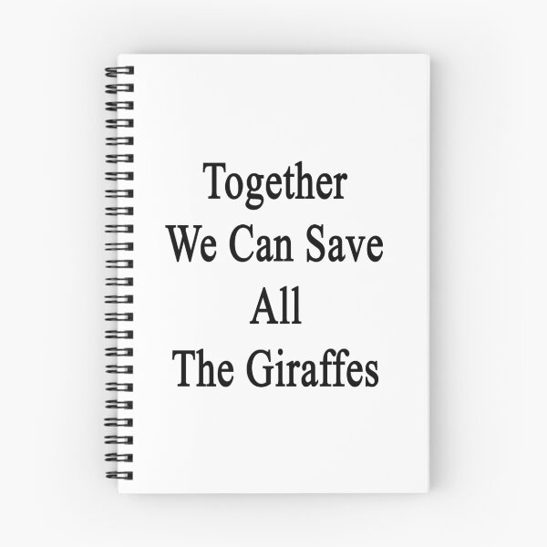 Item preview, Together We Can Save All The Giraffes  designed and sold by supernova23.