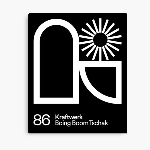 Kraftwerk — Boing Boom Tschak Canvas Print