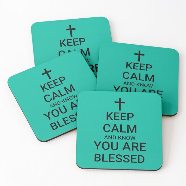 Item preview, Keep Calm and Know You are Blessed designed and sold by della95.