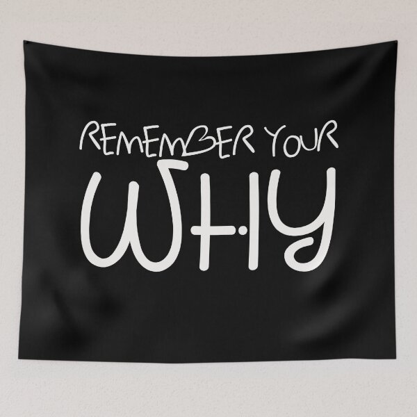 Item preview, remember your why designed and sold by artsomenautte.