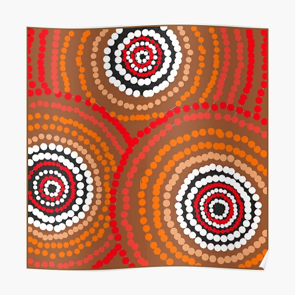 Art aborigène australien Poster