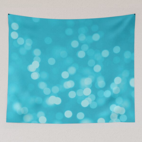 Item preview, Blue lights bokeh designed and sold by fowons.