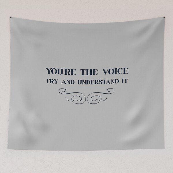 Item preview, You´re the voice, black designed and sold by perezzzoso.