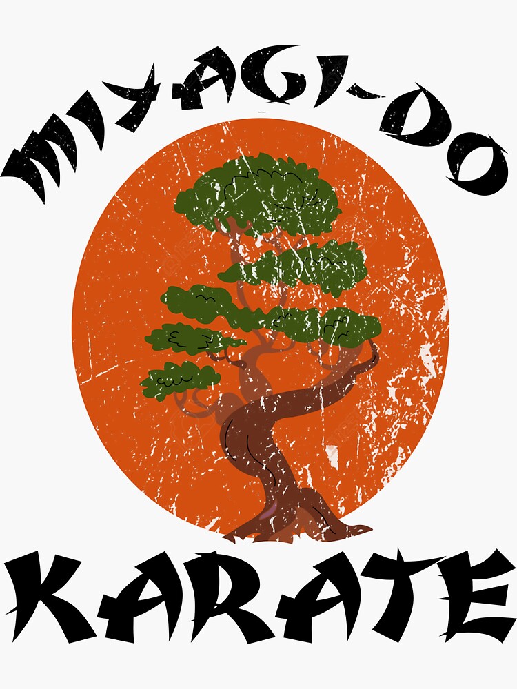 "Vintage Miyagi Do Karate Bonsai Tree Sports Martial Arts Kata" Sticker