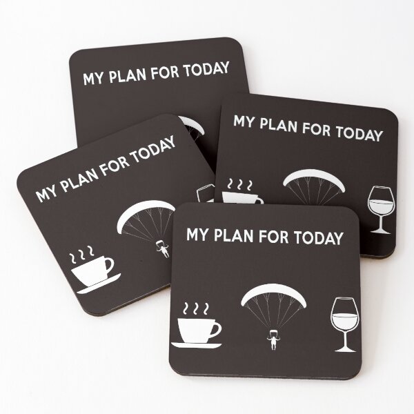 Item preview, My Paragliding Plan For Today, Paragliding Quote, Paragliding Design, Funny Paragliding designed and sold by Aerial Addicts.