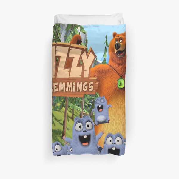 Grizzy and the Lemmings Duvet Cover