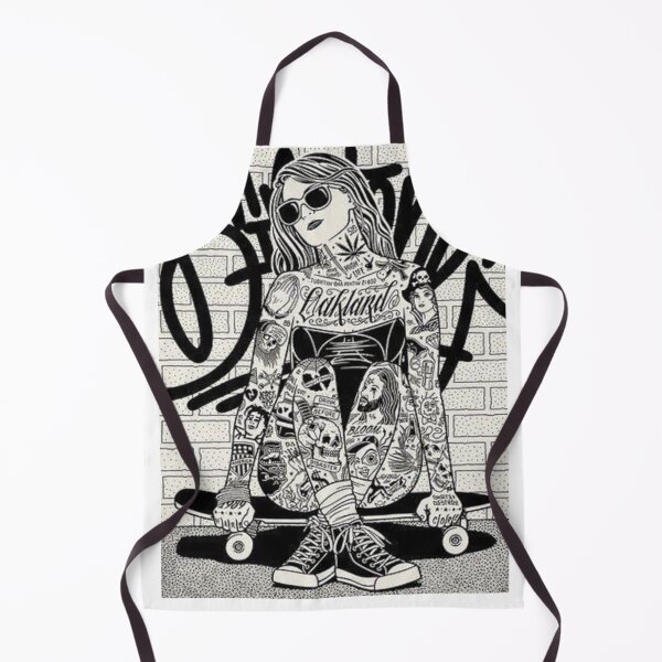 Item preview, Wild girl woman tattoos designed and sold by Home-of-art.