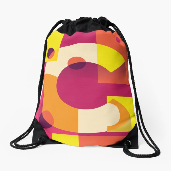 C Retro Drawstring Bags | Redbubble