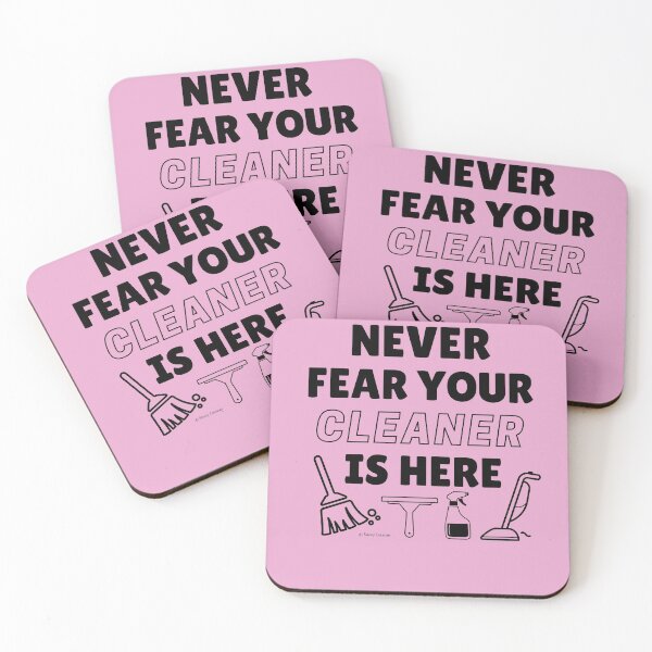 Item preview, Never Fear Your Cleaner Is Here Funny Cleaning Housekeeping Gift designed and sold by SavvyCleaner.