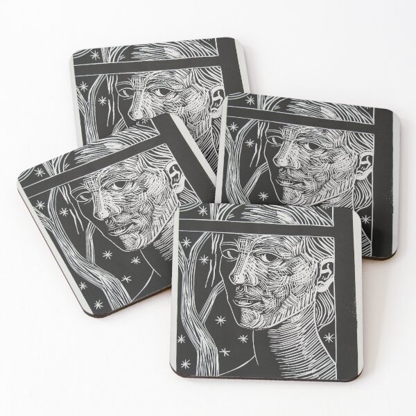 Item preview, Linoprint. Printer ink on 22 x 32 cm paper designed and sold by crowleyronan123.