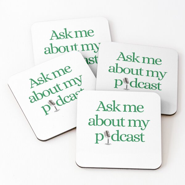 Item preview, Ask Me About My Podcast designed and sold by Nuurdiirye.