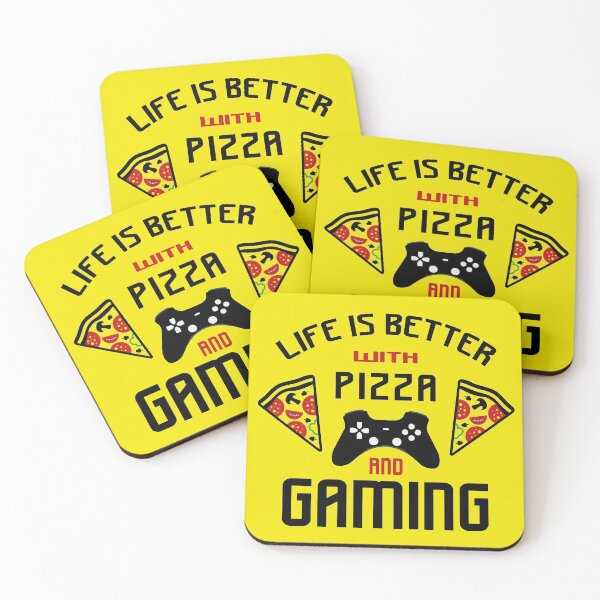 Item preview, Life is Better With Pizza and Gaming  designed and sold by Marzuqi Che Rose.