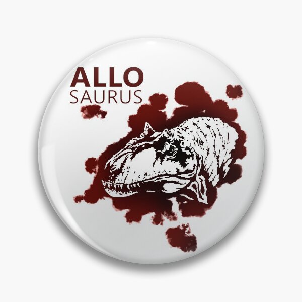 Item preview, The Isle Game Allosaurus White & Red designed and sold by Woman's Intimacy.