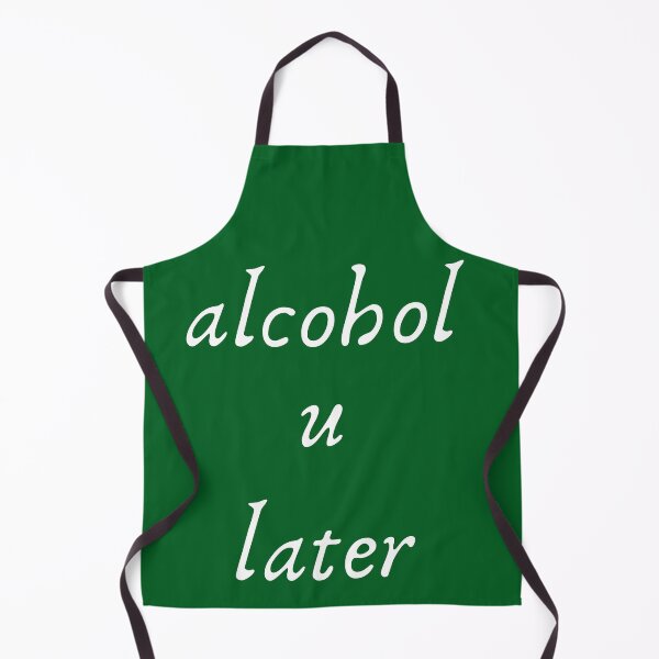 Item preview, Funny, Alcohol U Later, Play on Words, Typography designed and sold by HopeMerc.