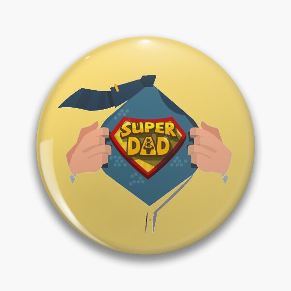 Item preview, Man open shirt to show "Super Dad typographic " in comic style. super father concept. typographic design - vector illustration designed and sold by Asem Alghamdi.